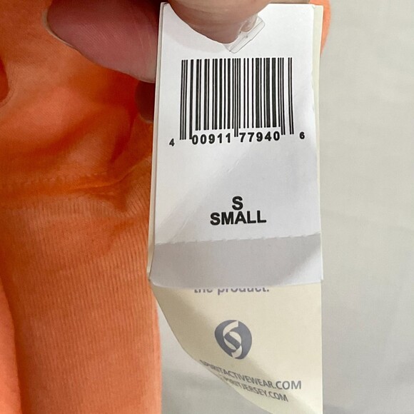 Disneyland Coral Spirit Jersey Shirt Top Ombre Glitter Ariel's Grotto Sz Small - Picture 6 of 8